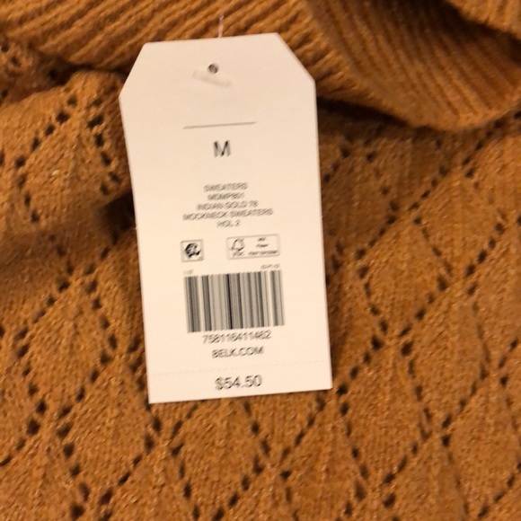 Wonderly Brand- Oversized Gold Sweater - Picture 4 of 8